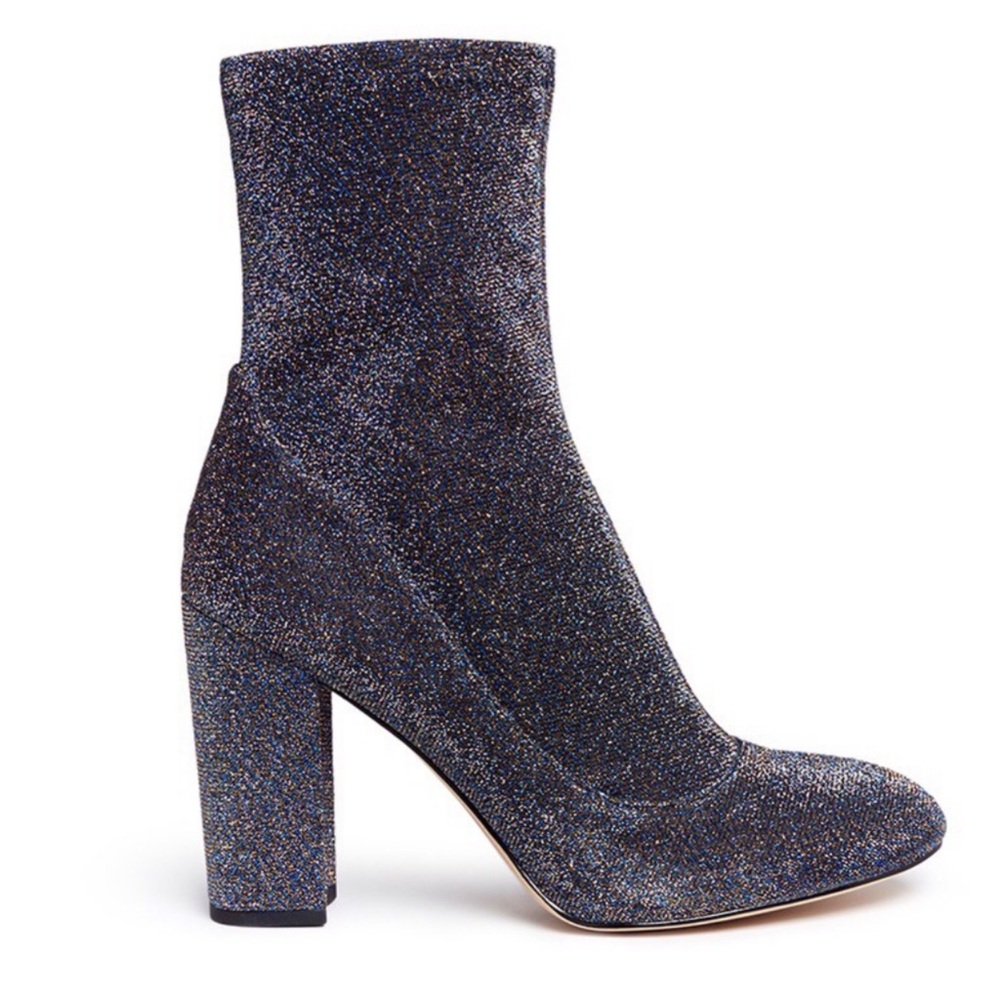 Sam Edelman Glitter Sock Boot NWOB - Picture 2 of 8